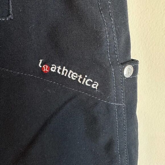 Lululemon Black Char01 Floral Trim Black Shorts Men’s 30 Read - Picture 3 of 13